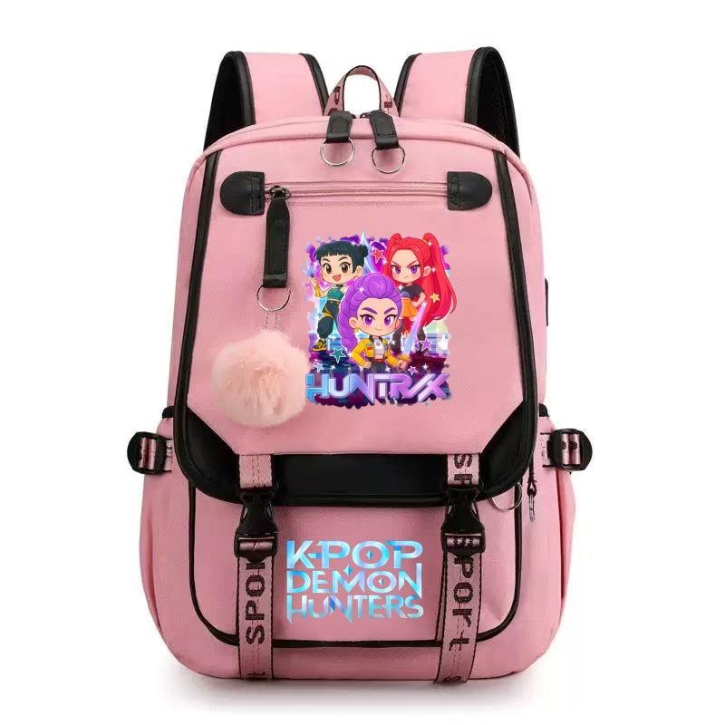 Witch Hunters Printed School Bag College Wind Large Capacity Junior High School Student Backpack