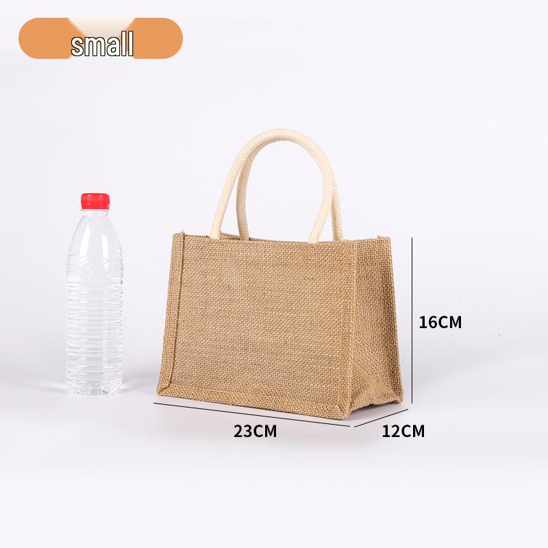 

Джутовая сумка-тоут: Джутовая сумка ручной росписи, универсальная льняная сумка-граффити для покупок