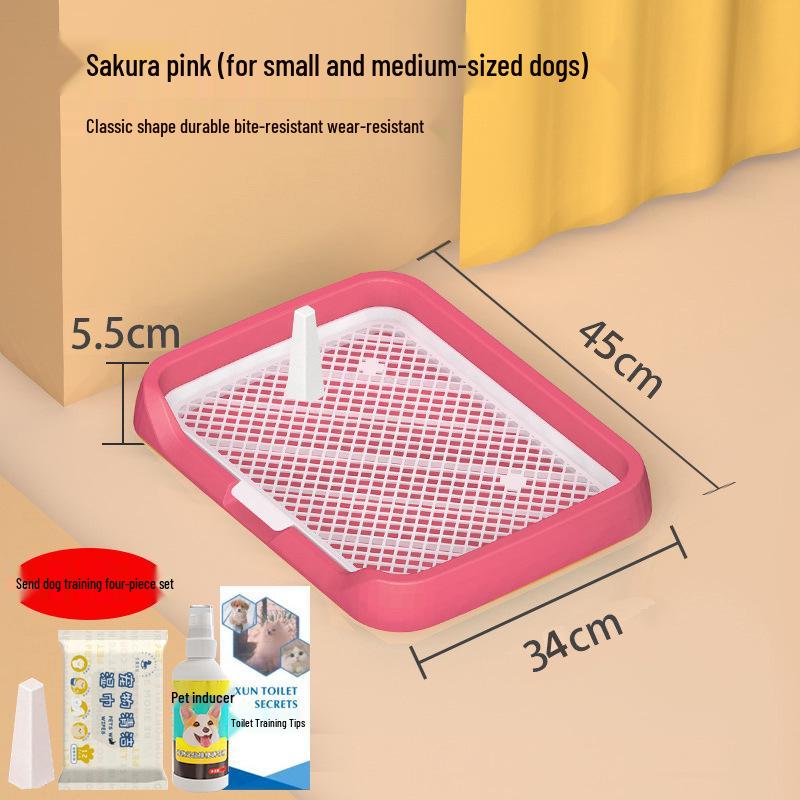 Flat Dog Toilet Urine Tray for Small To Medium Dogs – Ideal Pet Poop Solution
