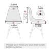 Waterproof Short Back Chair Cover Scandinavian Adjustable Dining Room Seat Protector for Bar Party