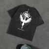 Men's Graphic Tees Shirt Unisex Cotton Oversized T-Shirt Short Sleeve Vintage Streetwear Casual Tee Top