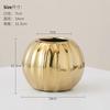 Table Decoration Pumpkin Flower Pot Ceramic Vase Decoration Home Decoration Dining Handmade Flower Material Bottle Pumpkin Vase