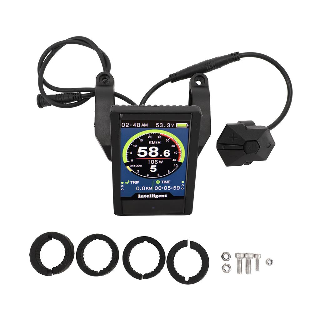 P850C Barevný displej pro elektrické kolo pro středový motor M400 G330 M620 G510, 3,2palcový IPS displej, 36V 48V 52V 60V LCD displej