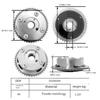 VVT Timing Gear Set 55284366 Camshaft Phase Adjusters Sprocket For Fiat 1.8L Engine-A65M