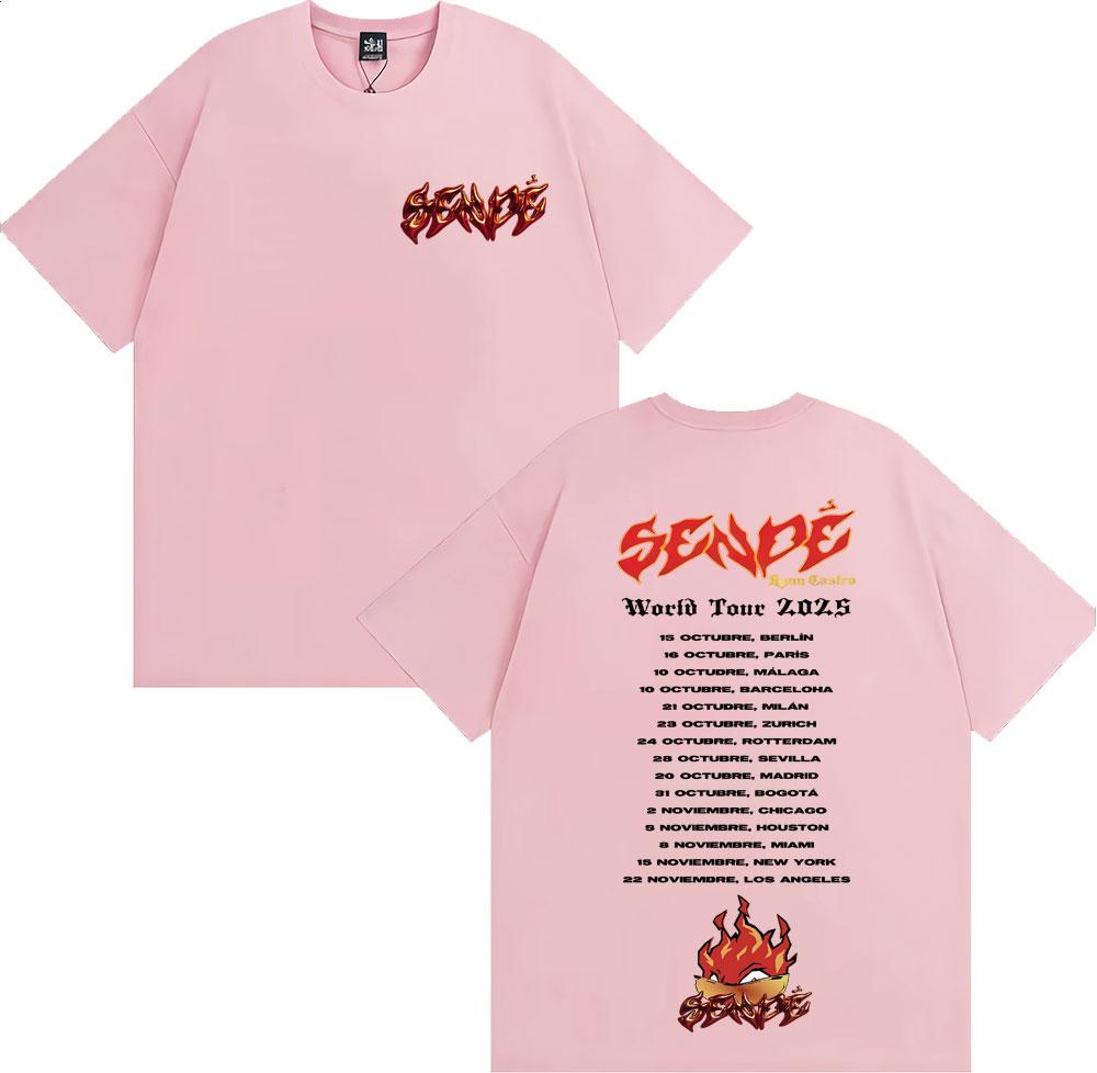 Rapper Ryan Castro Sende Album Tour 2026 Graphic T Shirt Unisex Women Vintage Classic Tshirts 100 Cotton Casual Tshirt Streetwear