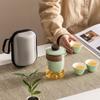 Creative Travel Ceramic Teapots with Tea Strainer Kung Fu Tea Set Porcelain Tea Sets  Office