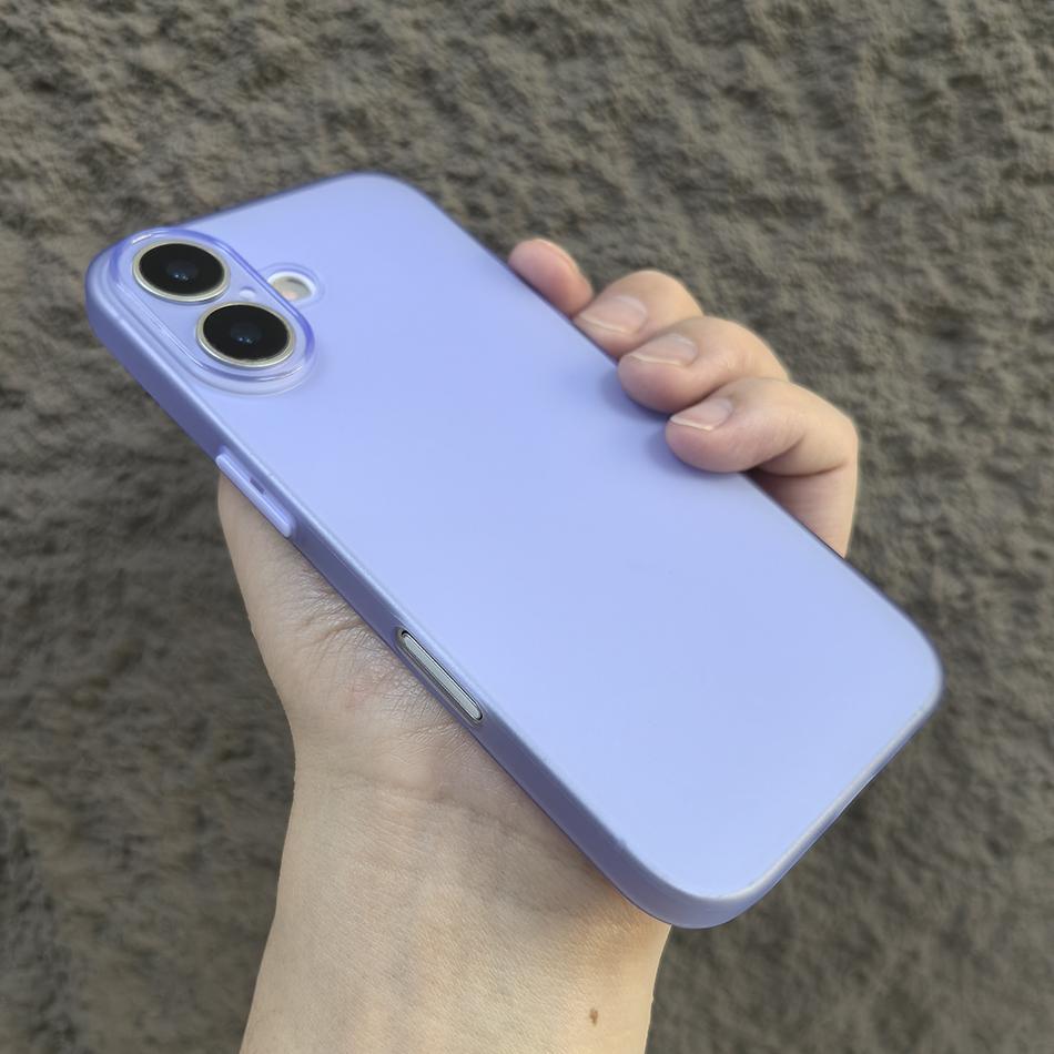 Ultra Thin Soft TPU Phone Case for For Iphone 16E SE4 16 1 14 Plus 13 12 11 Pro Max Slim Matte Translucent Silicone Back Cover