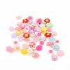 60 Pcs Slime Charms Assorted Fruits Candy Tasteless Repeatable Durable Flatback Charms for Party Decoration
