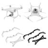 Landing Gear Skid and Camera Gimbal Guard for DIY Parts Accessory Black