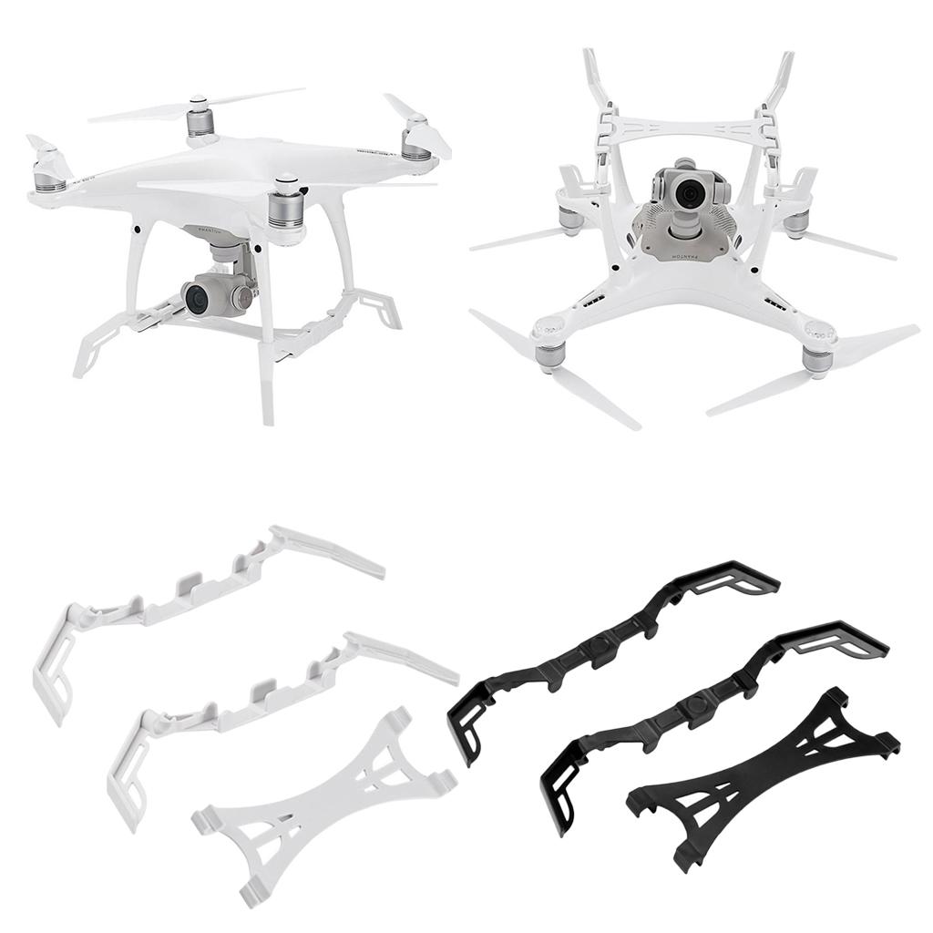 Landing Gear Skid and Camera Gimbal Guard for DIY Parts Accessory Black