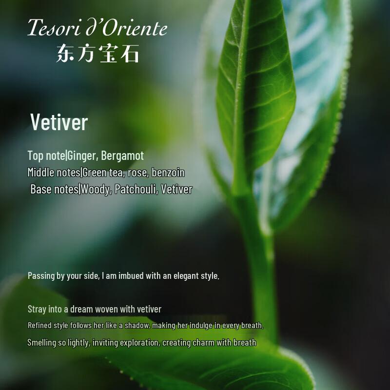 Tesori d'Oriente Sandalwood Vetiver Fragrance Shower Gel