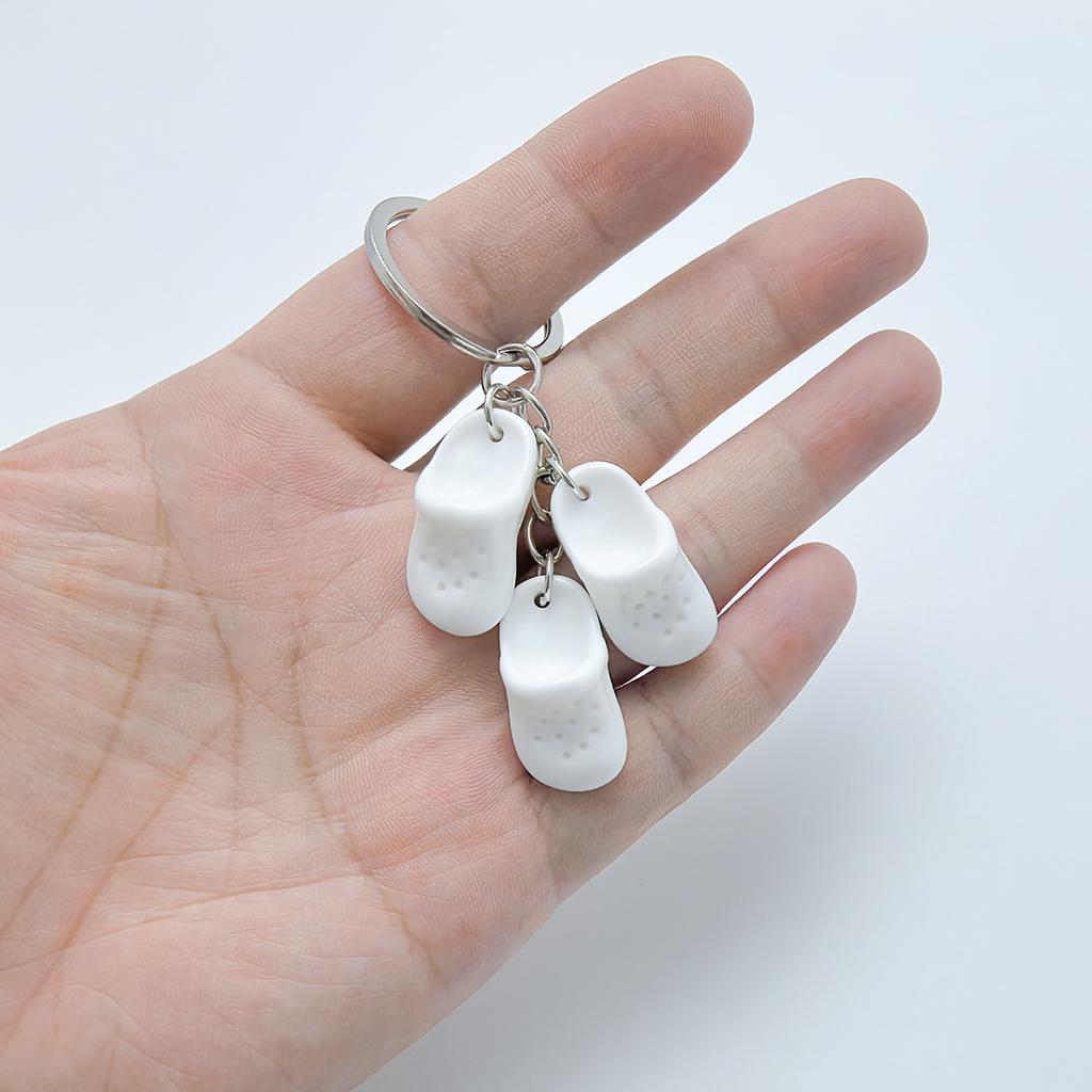 Mini Slipper Keychain Creative Small Gift Bag Decoration Pendant Couple Family Keychain Pendant