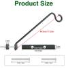 360 Swivels Bird Feeders Hook Outdoor Multifunctional Decks Plant Hanger for Hanging Wind Chimes Bird Houses