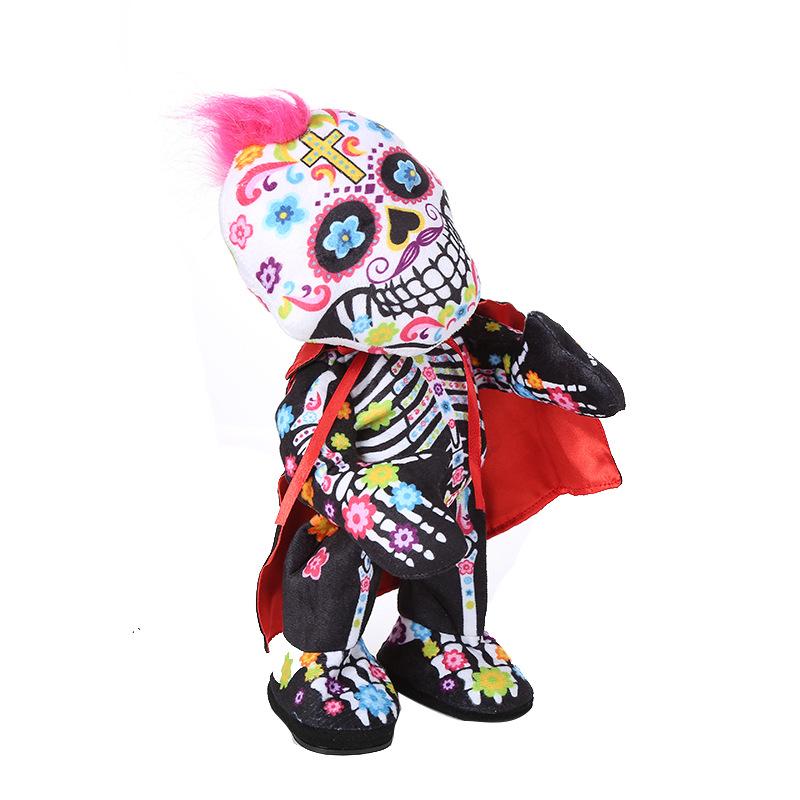 Halloween Dancing Flower Ghost Flower Heart Ghost Funny Ghost Can Dance and Sing Ghost Electric Stuffed Animal