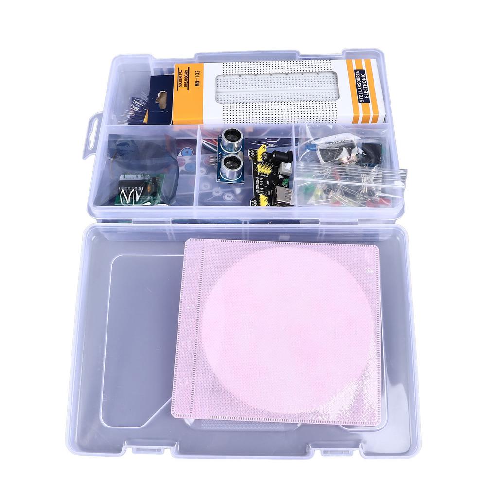 Electronic Component Kit 830 Breadboard LED Buzzer Resistor Temp Humidity Sensor Electronics Starter