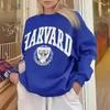 European & American Women's Printed Round Neck Sweater, 2024 Collection