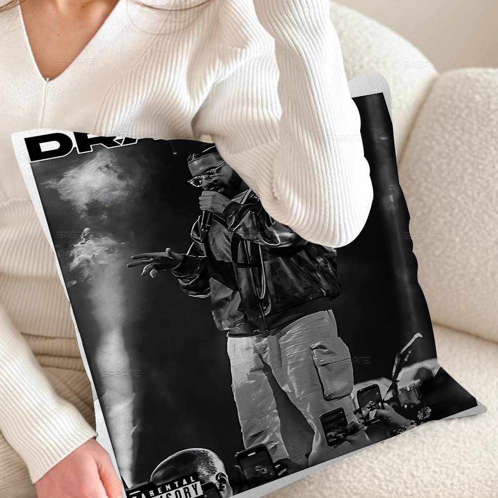 Drake For All The Dogs Pillow Anime Pillow Sofa Bed Head Pillow Cover Cushion Cover 45x45 Cm Fashion