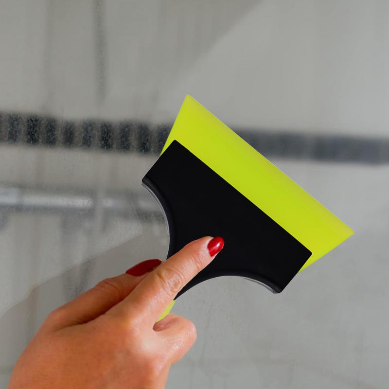 Window Tint Squeegee Tiny Small Shower Door Squeegee Small Window Scraper Shower Glass Cleaner Car Wrap Tool With Handle For