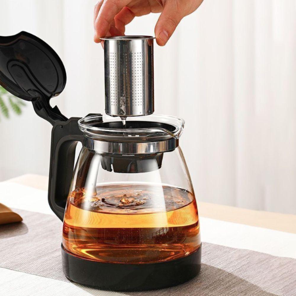 Heat Resistant Strainer Tea Kettle with Filter Kung Fu Teaware Tea-Water Separator Pot Office