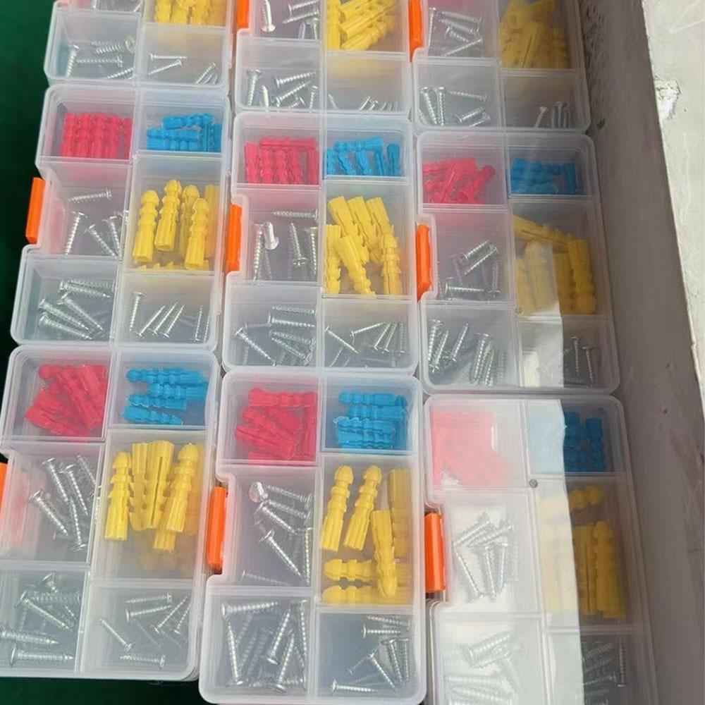 60pcs New Screw Set - Expansion Bolt Multi-Piece Kit with Storage Box - Perfect for Home Use, DIY