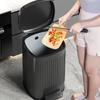 Pedal Trash Cans Stainless Steel Trash Bin Large Capacity Kitchen Litter Bins Luxury Rectangular Bathroom Dustbins with Lid