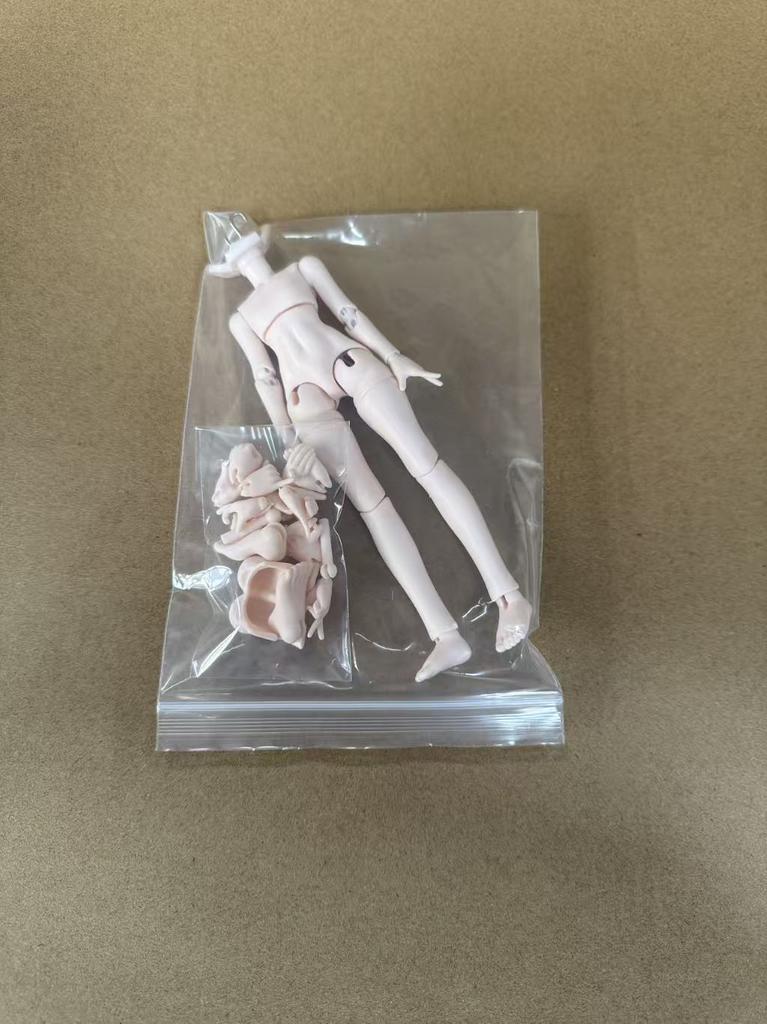 8-voxel bjd voxel joint movable BJD doll handle about 16cm pink white movable doll