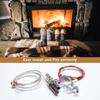 LPG Propane Gas Fryer Thermostat PilotsBurner Assembly for LPG8414 PP225 14D0477