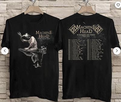 2022 Machine Head Of Kingdom Of Crown Αμερικανική Περιοδεία T-Shirt