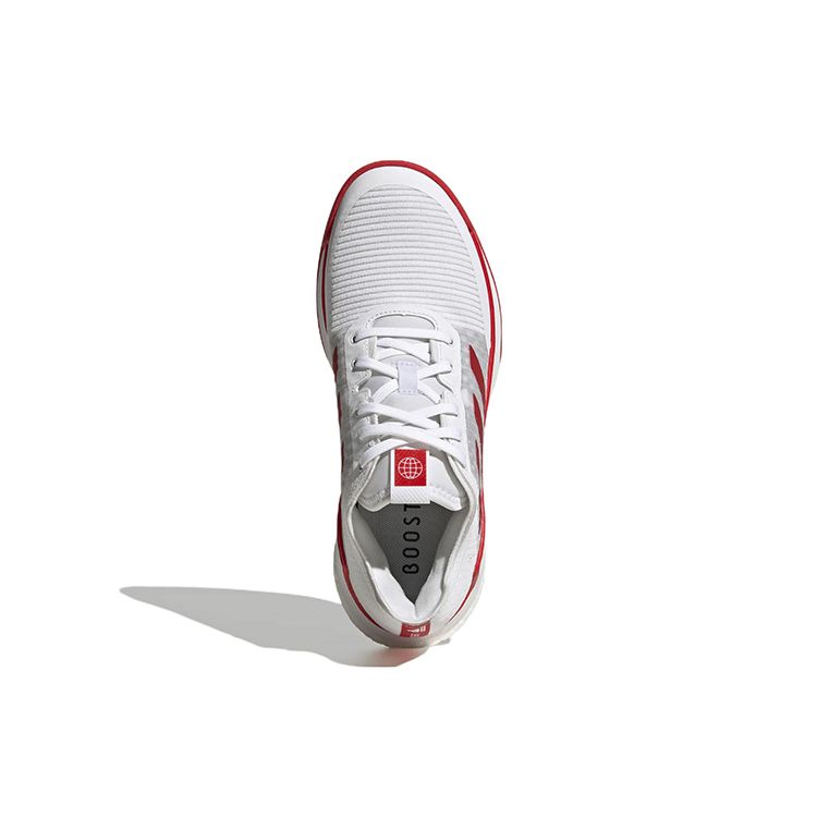 adidas Crazyflight White Vivid Red Women Sneakers Cloud-White GY9269