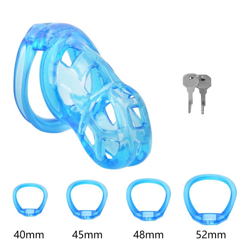 PET Honeycomb Lock Ring Chastity Cage for Male Pet Cock Cage Adult Toys Lockable Ring