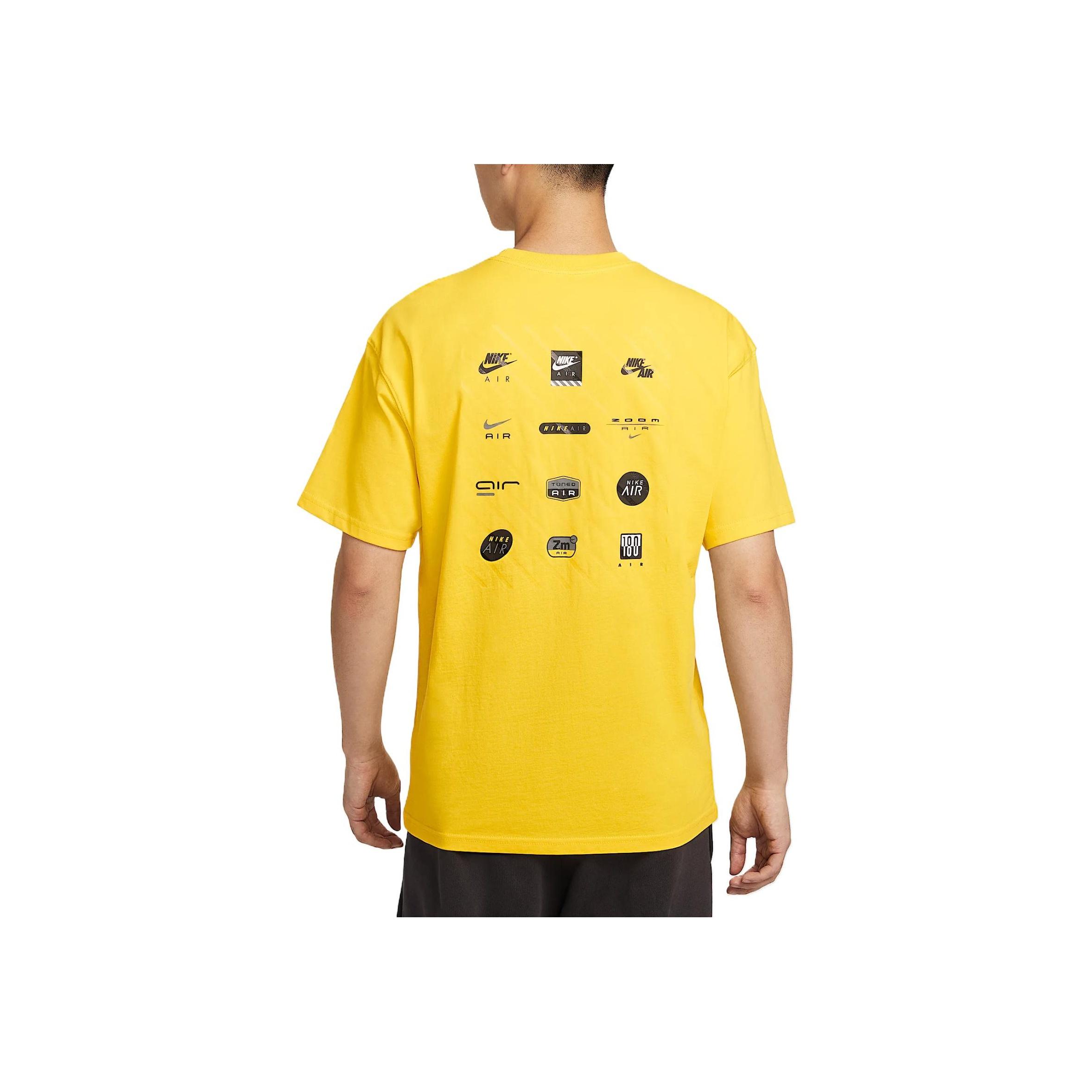 

Nike Sportswear Comfortable Fashionable Soft Skin-Friendly Short Sleeve T-Shirt Men Tops Glow-Yellow HJ0727-718 2XL