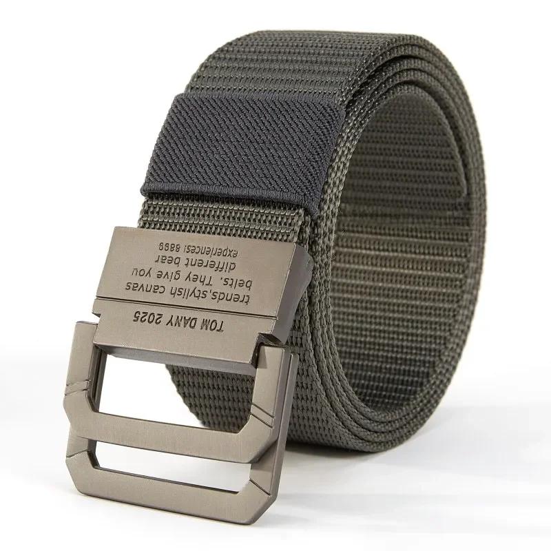 Plus Size 120 130 160cm Men's Belt Nylon Tactical Army Canvas Casual Designer Jeans Belt for Men Military Sports Outdoor Straps