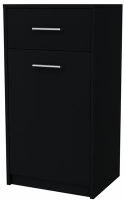 Chest Of Drawers Bodo 1D1S Black 1 Door 1 Drawer