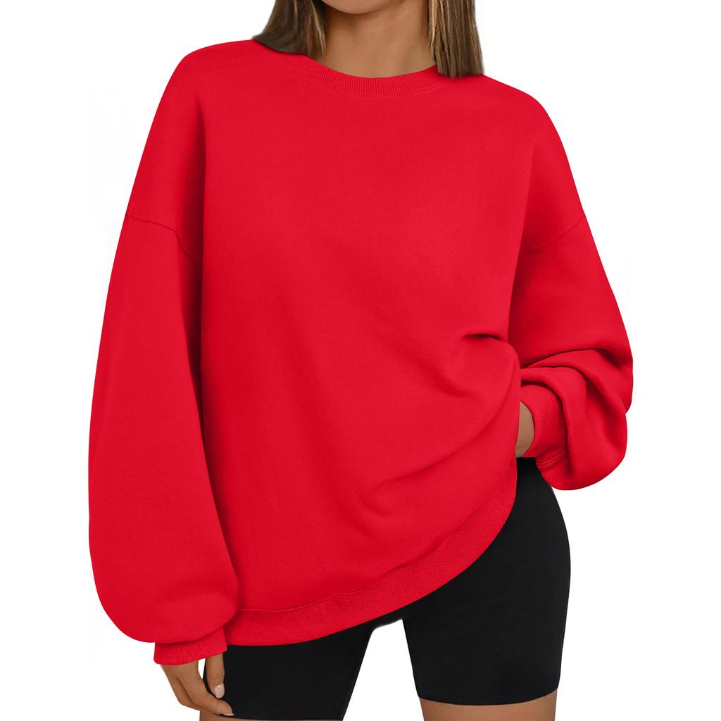 Women's Solid-color Fashionable Long-sleeved Top