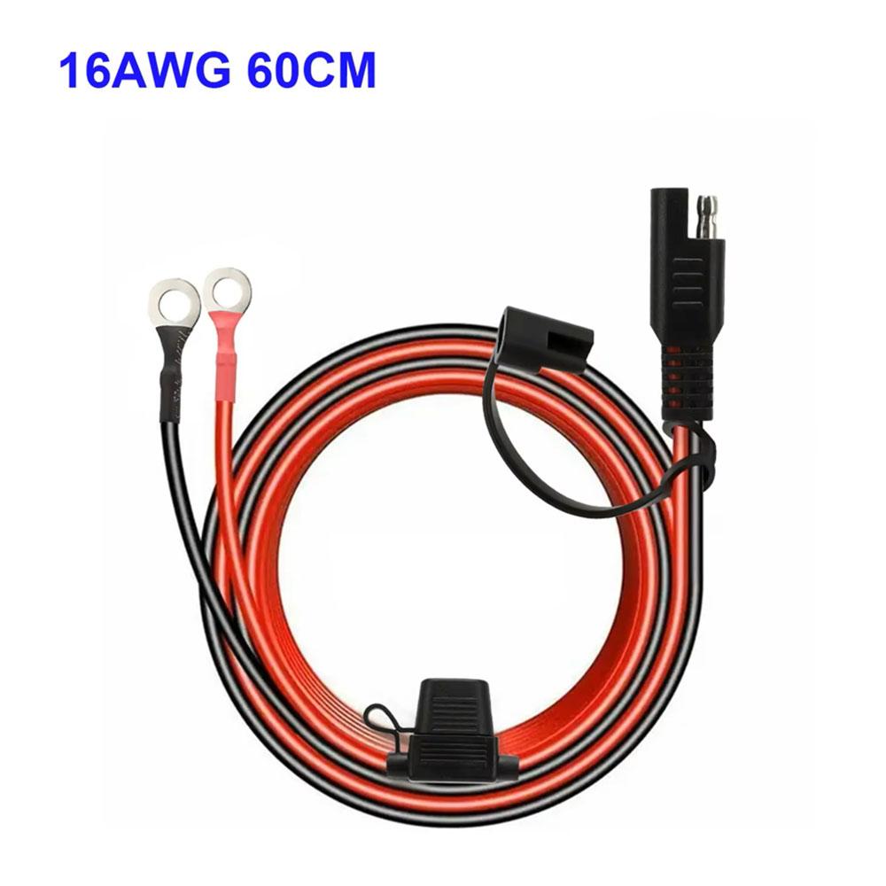 12/16/18 AWG SAE Quick Connector Harness 30/50/60CM SAE Extension Cord Sidewall Port Male Plug to Female Socket for Charger