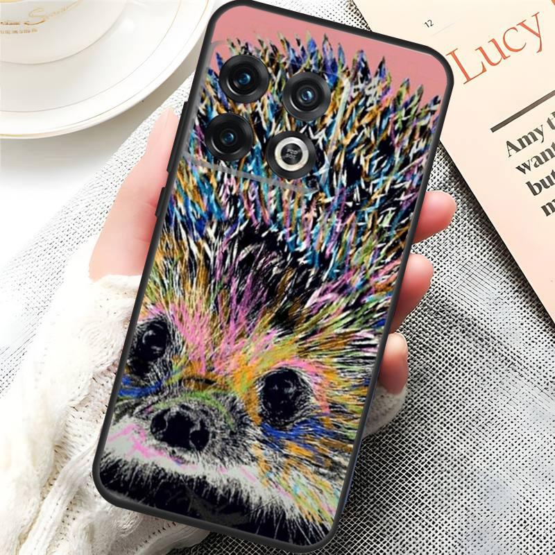 Cute Hedgehog Cover For OnePlus 15 13 13R 13T 12 12R 10T 11 10 Pro OnePlus Nord 5 CE 4 3 Lite N20 N30 Case