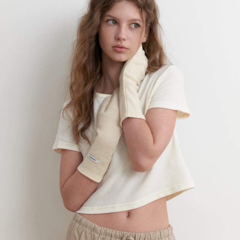 KINDABABY soft cuddly gloves - ivory