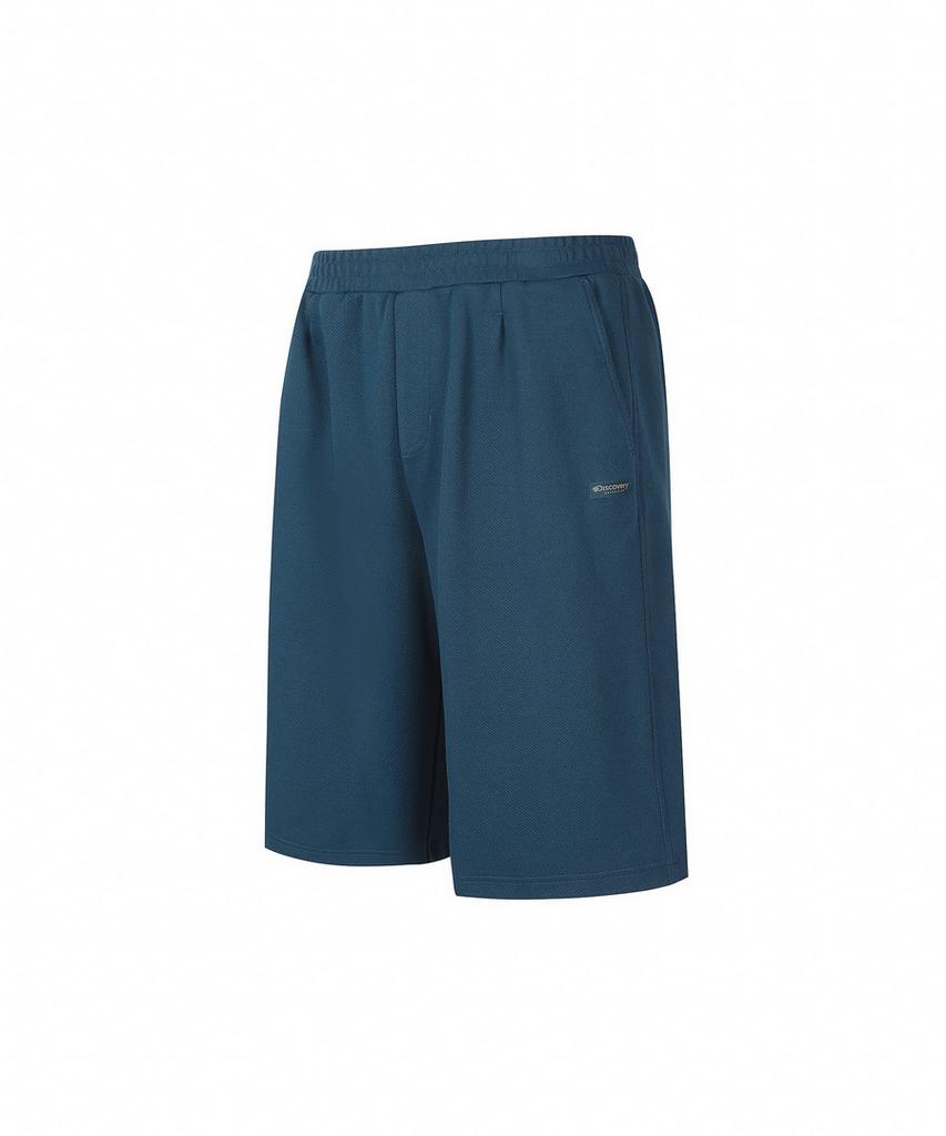 DISCOVERY EXPEDITION Men'S Freshvent Jacquard Training Knee-Length Shorts (D/Turquoise)