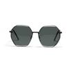 Metal Glasses Men'S Polygonal Large Frame Face Covering Plain Glasses Retro Sunglasses Women'S Sunglasses