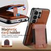 Vintage Leather Magnetic Case For Samsung Galaxy S26 Ultra S26+ Plus With Magnetic Kickstand Wallet Pocket Card Slot Holder