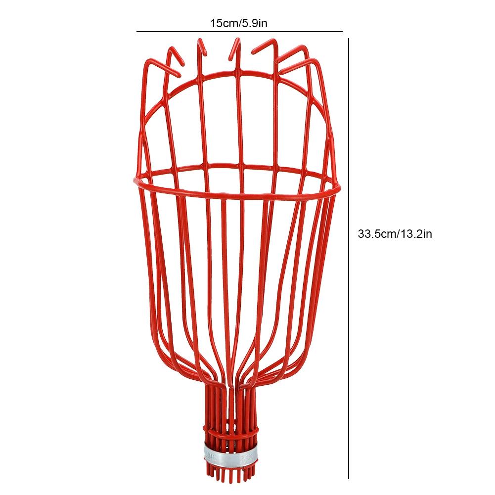 Garten Gewächshaus Gartenarbeit Bauernhof Stahl Baum Obstpflücker Fänger Werkzeug zum Ernten