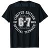 T-shirt Vintage Y2k 67 per il 13° Compleanno di Adolescenti Ragazzi Ragazze 13 Anni Grafica 67 Internet Sei Più Sette Frase Divertente Novità