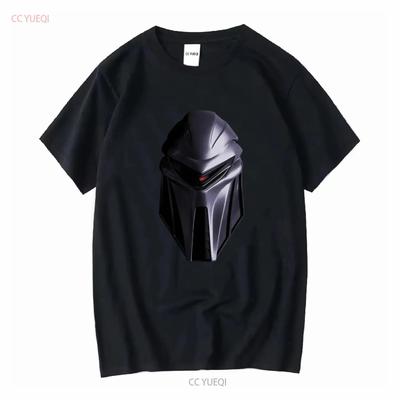Battlestar Galactica Cylon Kopf T-Shirt langarm vintage gewaschen Grafik weich Unisex Herren Freizeit atmungsaktiv Mode