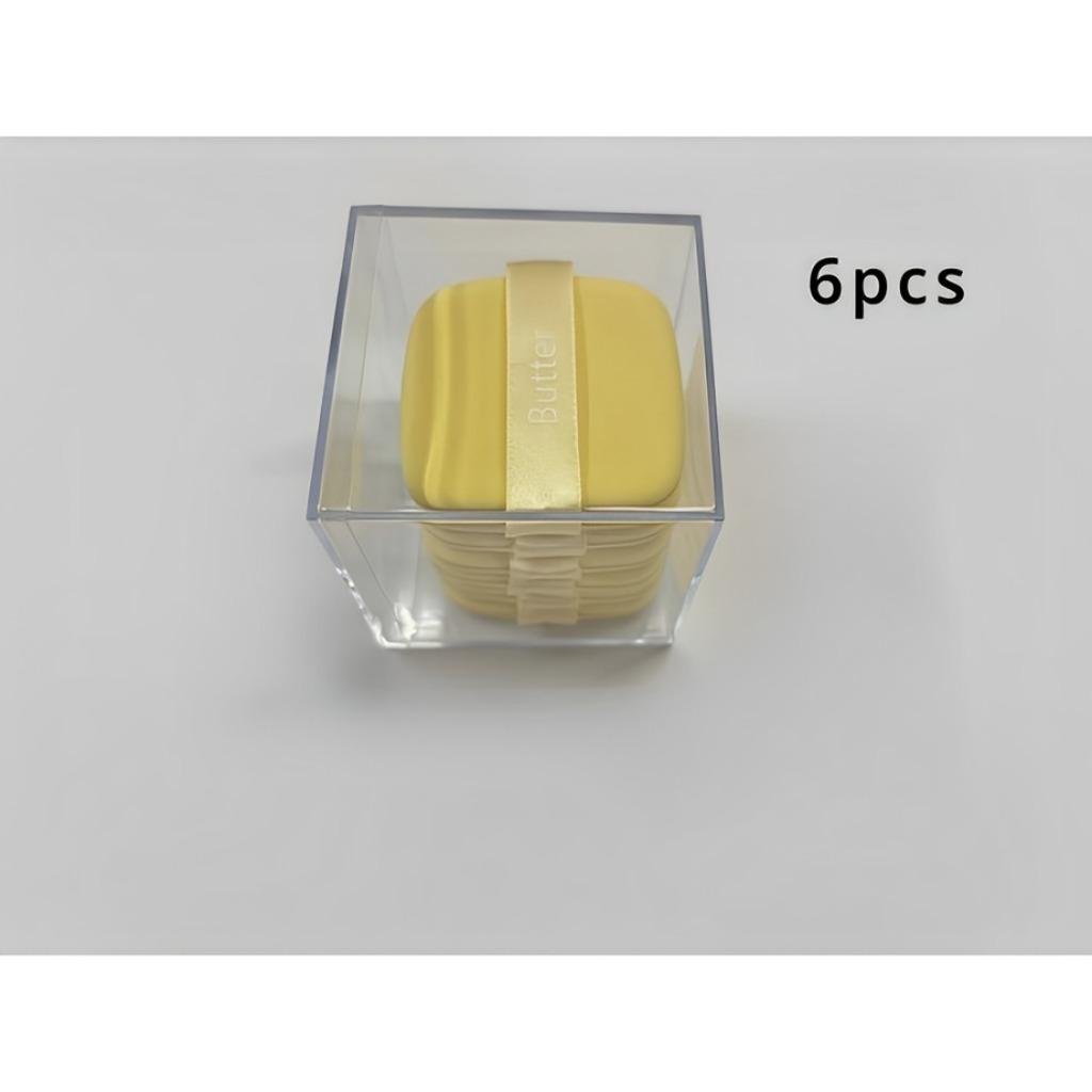 

Профессиональный набор спонжей для макияжа — 6 шт. Гидрофильные полиуретановые спонжи для смешивания и пуховки, без отдушек, для безупречного нанесения тонального крема 6pcs жёлтый