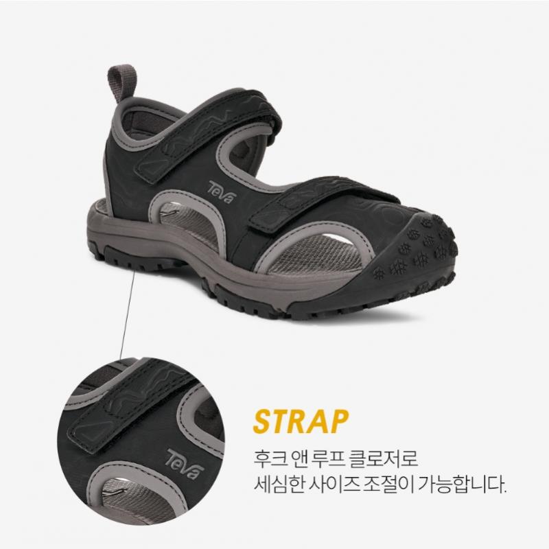 Teva Kids Close Toe Water Sandal Stvt261670c Blk