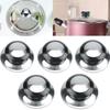 High Quality Kitchen Tools Lid Knobs Cap Knob Handle Replacement Stainless Steel Temperature Resistant W/ Screws