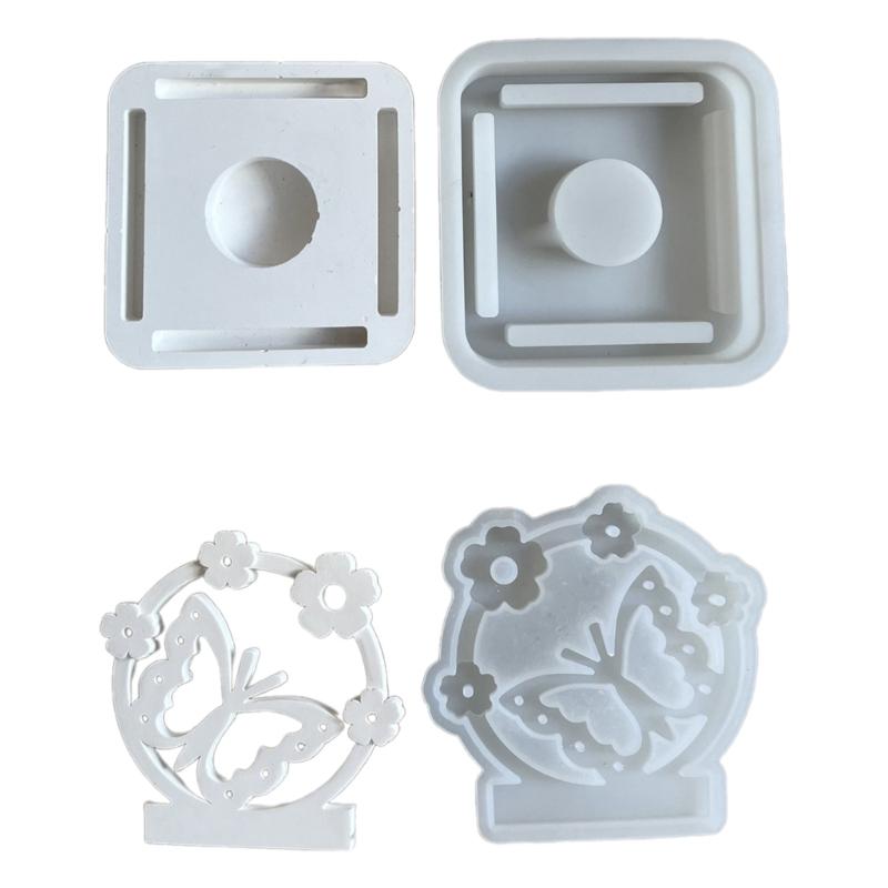Practical Silicone Mold Butterfly Accessories Mould Unique Epoxy Resin Moulds Jewelry Making Tool for DIY Enthusiasts