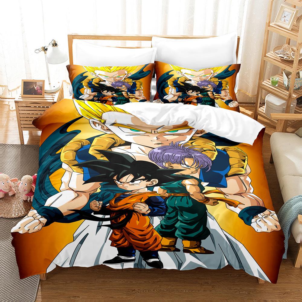 Animation Bedding Kit, Series 3D Digital Printing Three-Piece Set