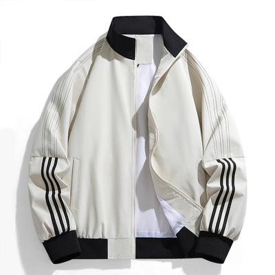 Men's New Jacket Baseball Suit Spring and Autumn Jacket Stand Collar Fashion Sports Casual Jacket