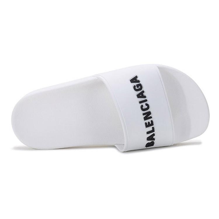 (WMNS) Balenciaga Pool-Slides 'Weiß Schwarz' Damen 565547W1S839034